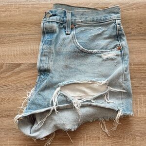 501 distressed HR shorts | Levi’s